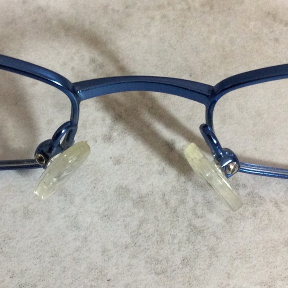 NWT Seventeen royal blue retro metal eyeglasses new old stock - Picture 11 of 16